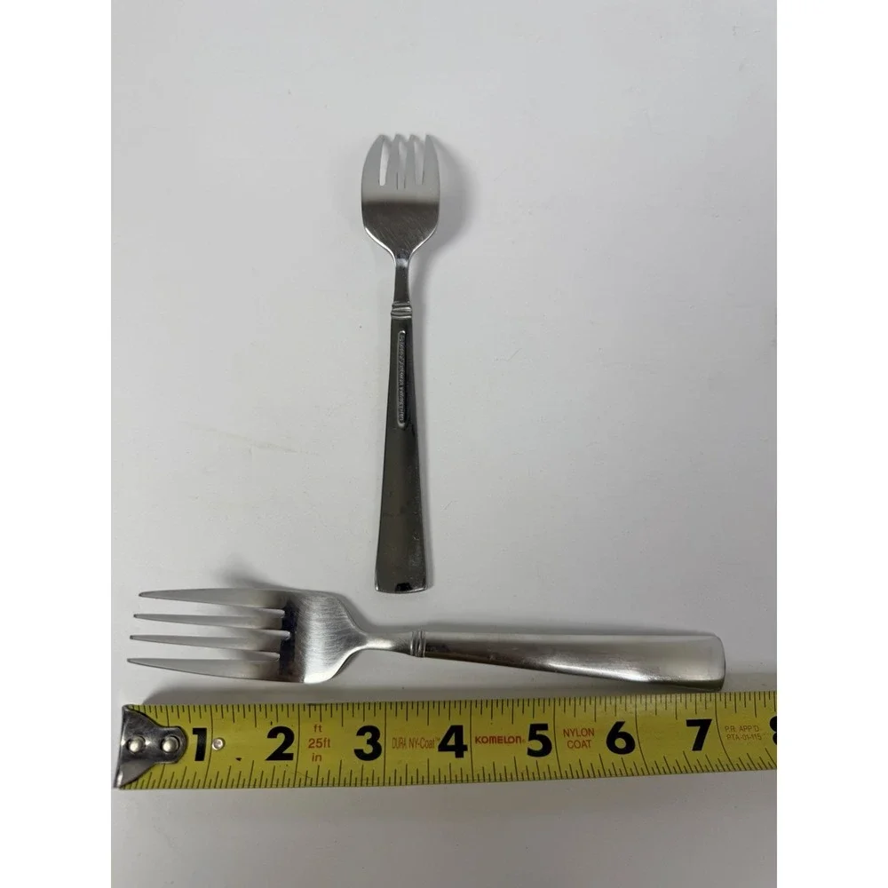 Reed & Barton Perspective Stainless Flatware Salad Fork Set Of 2 Replacements #3
